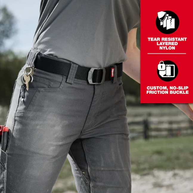Milwaukee M760B FREEFLEX 1.5″ Nylon Webbing Belt - Image 6