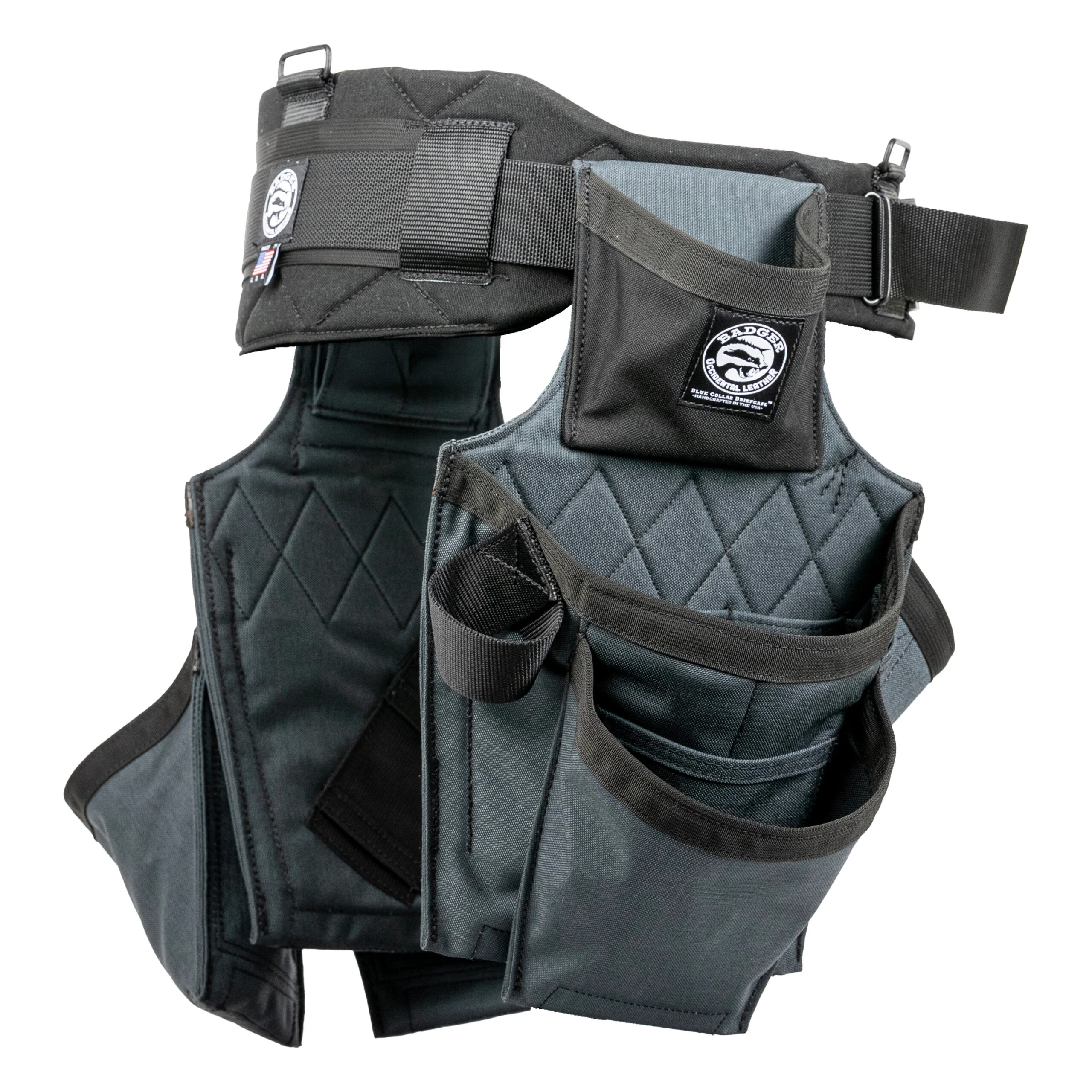 Badger Tool Belts 463210, Framer Side by Side Set - Gunmetal Black - Image 6