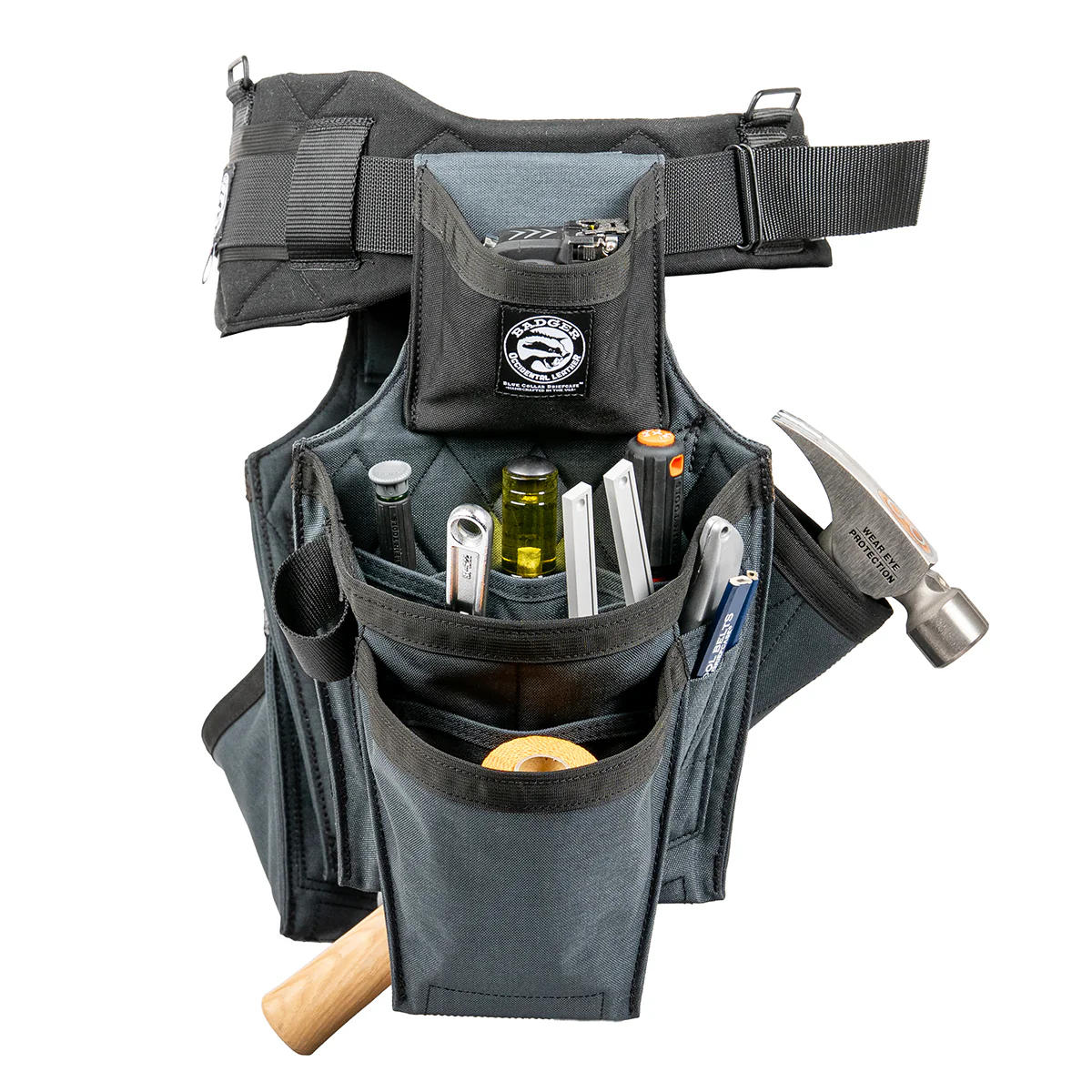 Badger Tool Belts 463210, Framer Side by Side Set - Gunmetal Black - Image 7