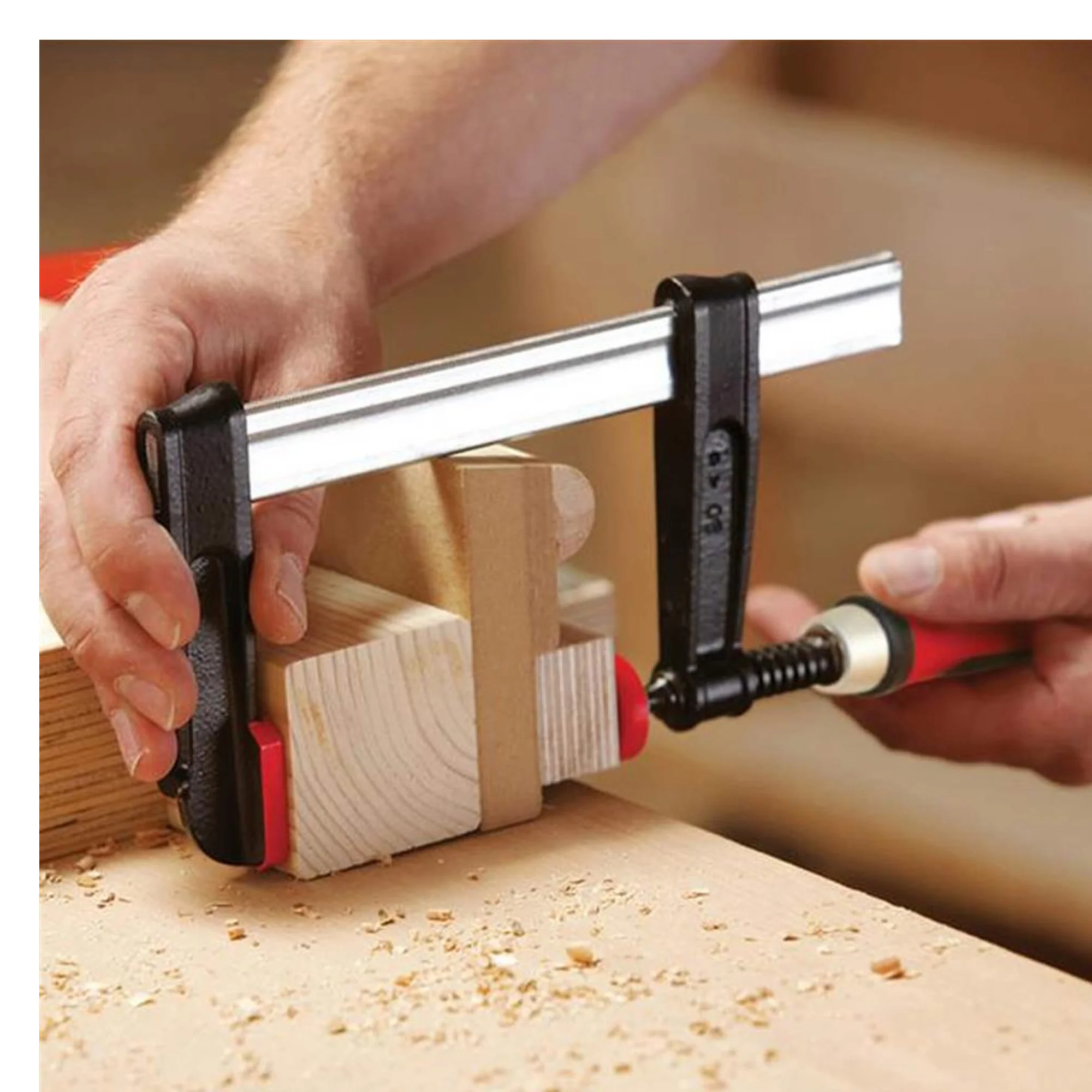 BESSEY TG5.5IN Clamp Woodworking F-Style 2K Handle Replaceable Pads - Image 4