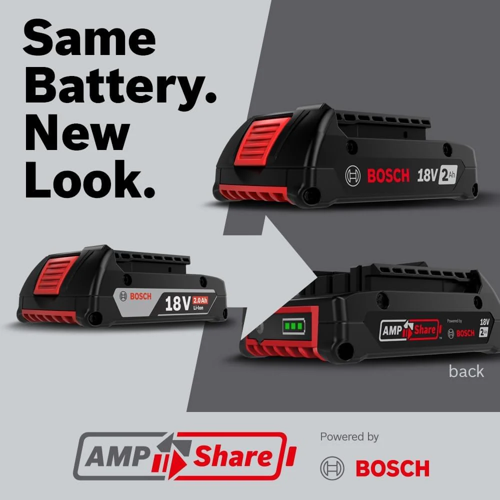 BOSCH BAT612, 18V Lithium-Ion 2 Ah Standard Power Battery - Image 7