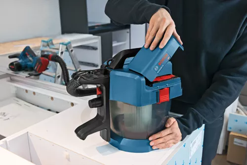 BOSCH GAS18V-3N, 18V 2.6-Gallon Wet/Dry Vacuum Cleaner with HEPA Filter (Bare Tool) - Image 9