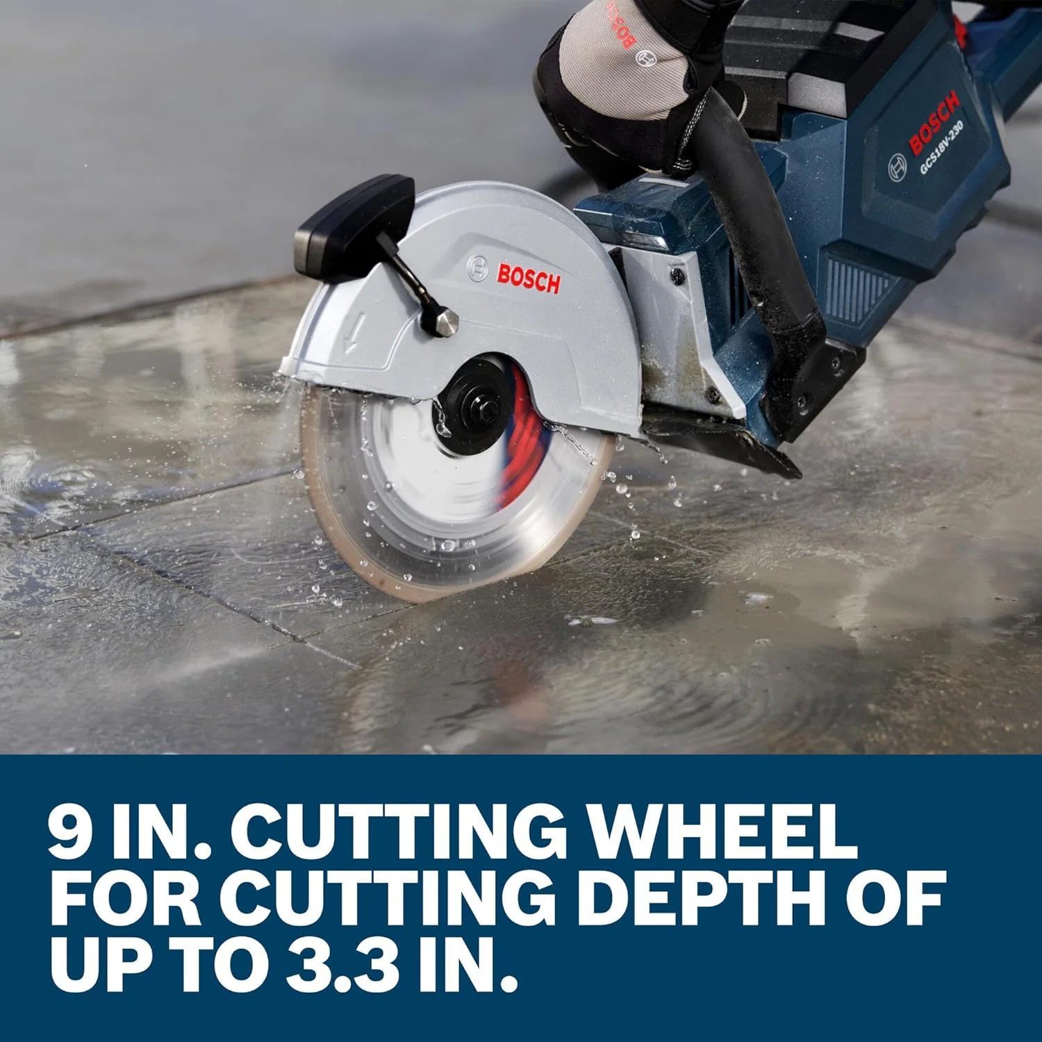 BOSCH GCS18V-230N212, 18V Brushless 9 In. Cutoff Saw Kit with (2) CORE18V® 12 Ah Batteries - Image 6