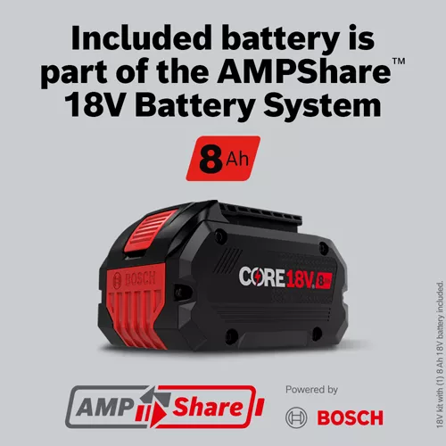BOSCH GDS18V-740CB14, 18V PROFACTOR Brushless Connected-Ready 1/2 In. Impact Wrench with Friction Ring Kit w/ (1) 8.0 Ah CORE Performance Battery - Image 6