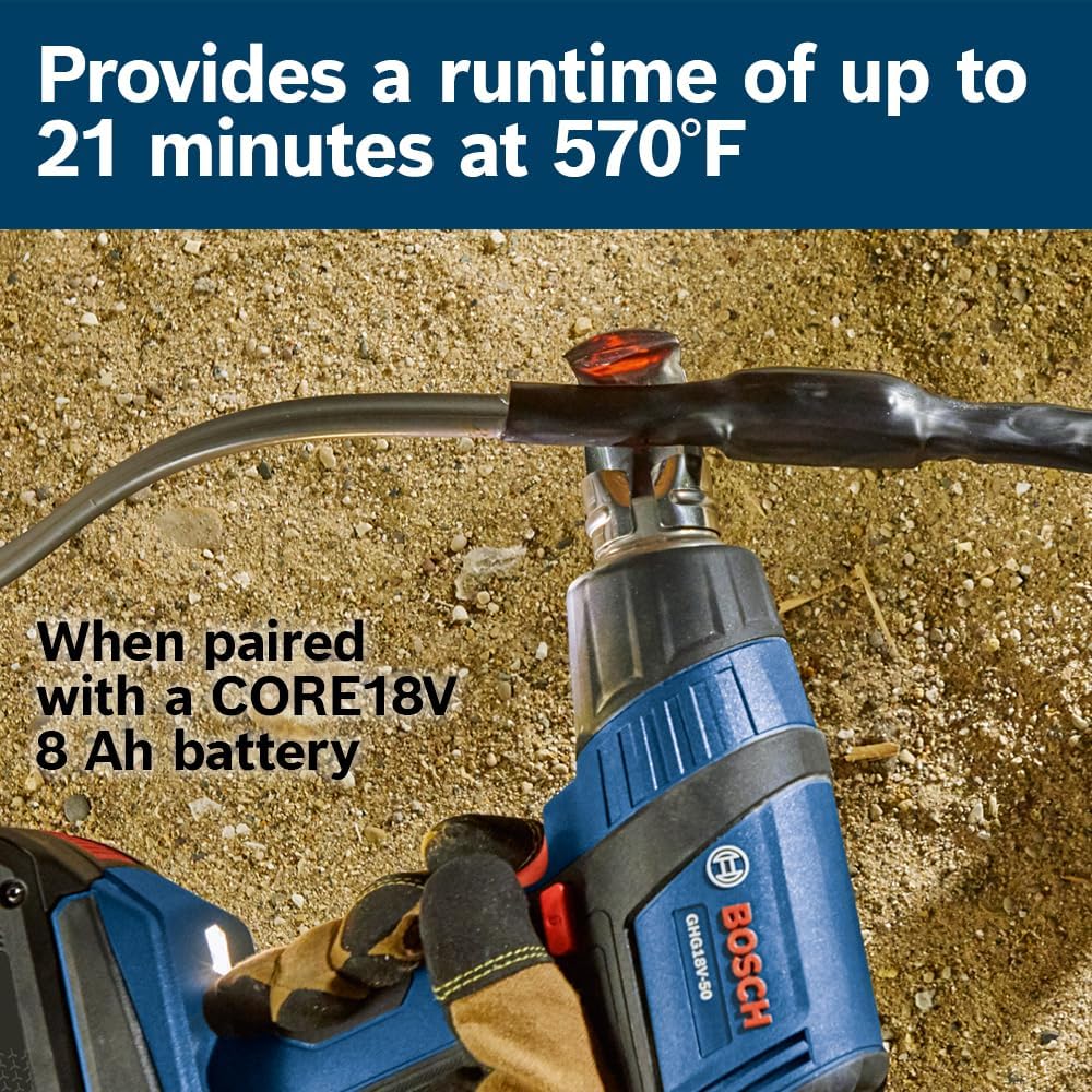 BOSCH GHG18V-50N, 18V Heat Gun (Bare Tool) - Image 5