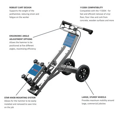 BOSCH GHT130, Floor Removal Cart - Image 2