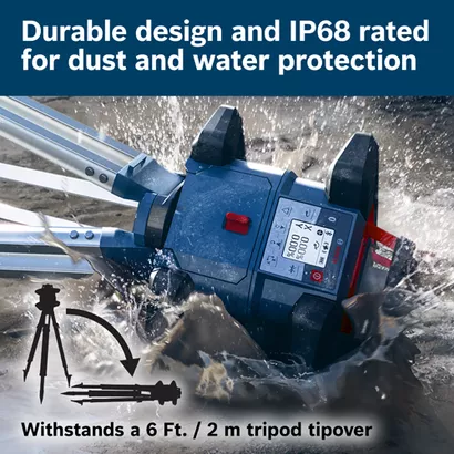 BOSCH GRL4000-80CHV, 18V REVOLVE4000 Connected Self-Leveling Horizontal/Vertical Rotary Laser with (1) CORE18V® 4 Ah Advanced Power Battery - Image 11