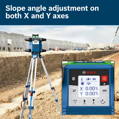 BOSCH GRL4000-90CHVGK, 18V REVOLVE4000 Connected Green-Beam Self-Leveling Horizontal/Vertical Rotary Laser Kit with (1) CORE18V® 4 Ah Advanced Power Battery - Image 8