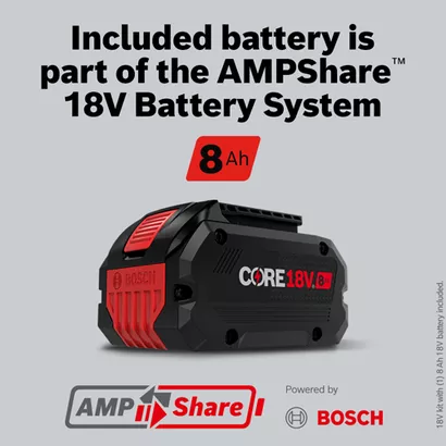 BOSCH GSB18V-1330CB14, 18V PROFACTOR Brushless Connected-Ready Brute Tough 1/2 In. Hammer Drill/Driver Kit w/ (1) 8.0 Ah CORE Performance Battery - Image 7