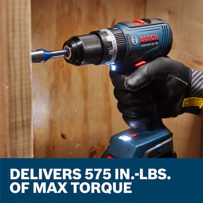 BOSCH GSB18V-65B12, 1/2 In. Brushless Hammer Drill/Driver (Kit) - Image 4