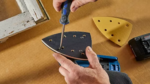 BOSCH GSS18V-40N, 18V Brushless 1/4-Sheet Orbital Finishing Sander (Bare Tool) - Image 9