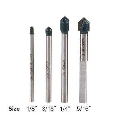 BOSCH GT2000, 4 Piece Glass & Tile Bit Set - Image 3