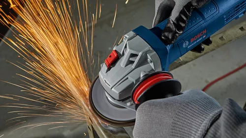 BOSCH GWS10-450P, 4-1/2” Angle Grinder - 10 Amp w/ Lock-on Paddle Switch - Image 6