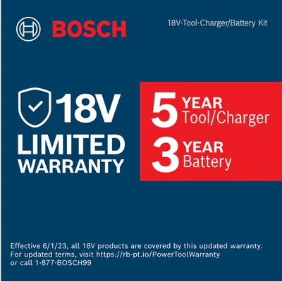 BOSCH GXL18V-260B26, 18V 2-Tool Combo Kit with Connected-Ready 1/2 In. Hammer Drill/Driver, Connected-Ready Two-In-One 1/4 In. and 1/2 In. Bit/Socket Impact Driver/Wrench, (1) CORE18V 8 Ah High Power Battery and (1) CORE18V 4 Ah Advanced Power Battery - Image 20