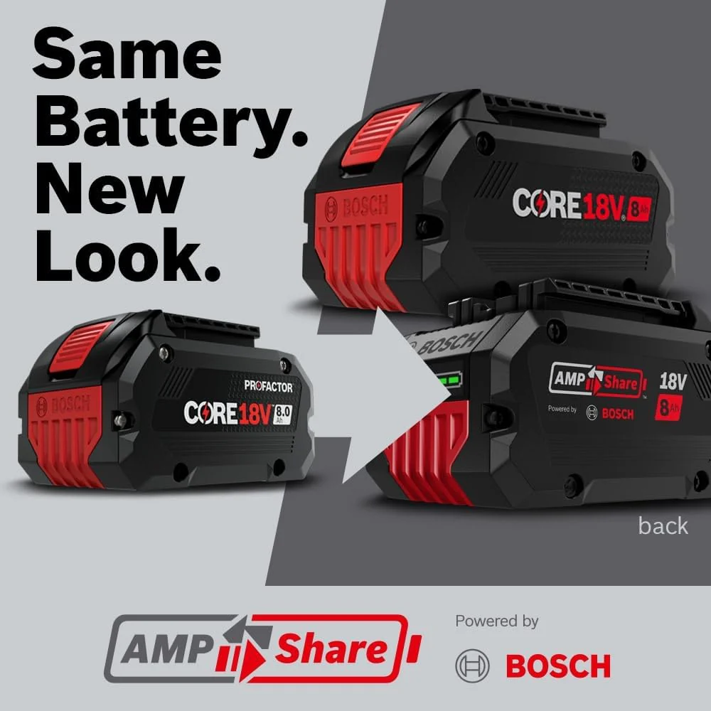Bosch GXS18V-16N14, 18V Starter Kit with (1) CORE18V® 8 Ah High Power Battery and (1) 18V 16 Amp Battery Turbo Charger - Image 6