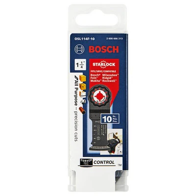 BOSCH OSL114F-10, 1-1/4in. Starlock Bi-Metal Plunge Cut Blade - 10pk - Image 5