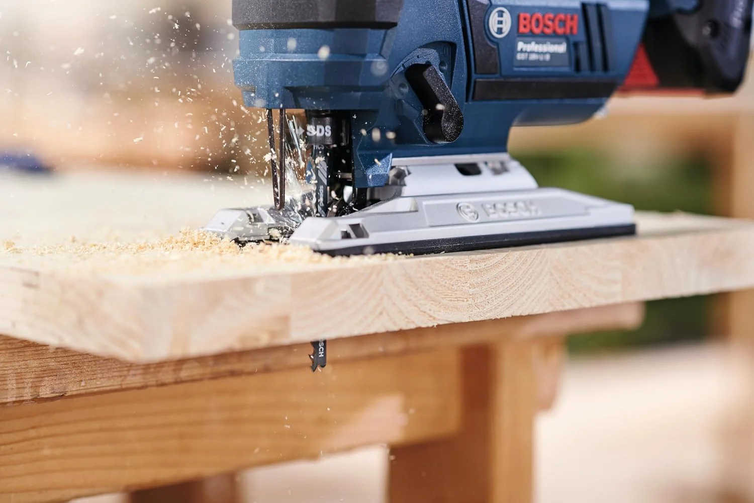 BOSCH T144D, 4", 6TPI, HCS BOSCH Shank Jigsaw Blade  (5 Pk) - Image 5