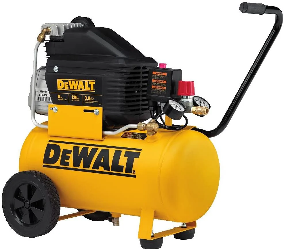 DEWALT D55166, 6 Gallon, 135 MAX PSI, Horizontal Compressor - Image 3