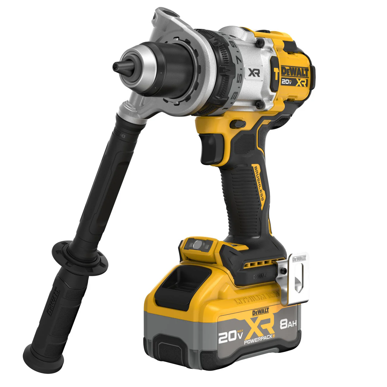 DEWALT DCD1007WW1, 20V MAX* XR® BRUSHLESS CORDLESS 1/2 IN. 3-SPEED HAMMER DRILL Kit - Image 3
