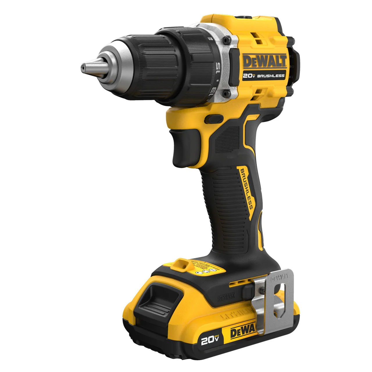 DEWALT DCD794D1, Atomic Compact Series 20V Max Brushless Cordless 1/2 In. Drill/Driver Kit - Image 2