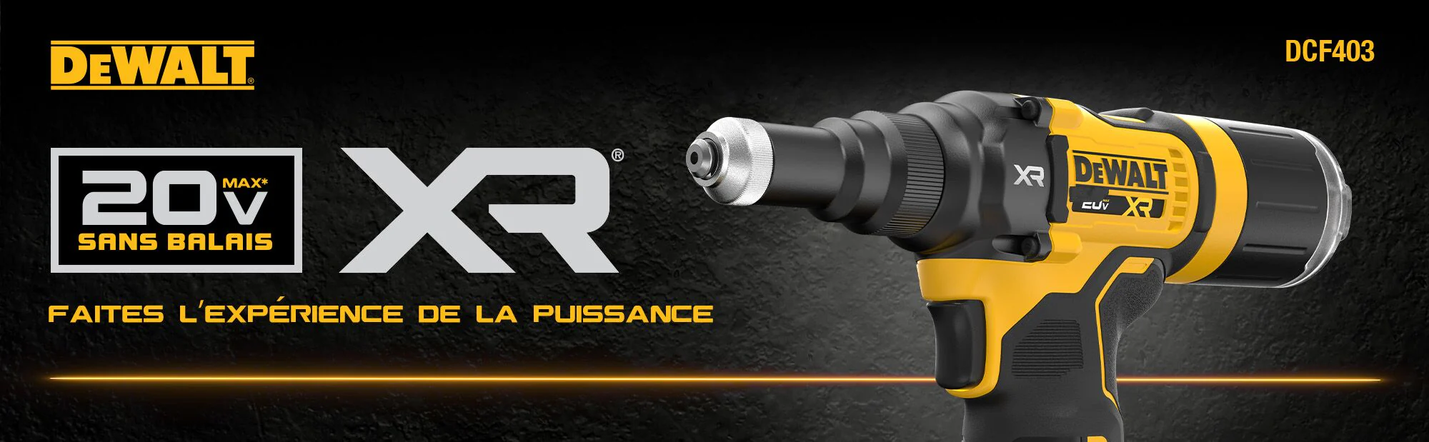 DEWALT DCF403B, 20V MAX* XR® Brushless Cordless 3/16" Rivet Tool (Tool Only) - Image 7