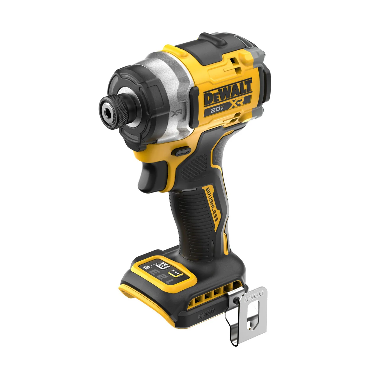 DEWALT DCF860B, 20V MAX XR Brushless Cordless 3-speed High Torque 1/4 In. Impact Driver (Tool Only) - Image 3
