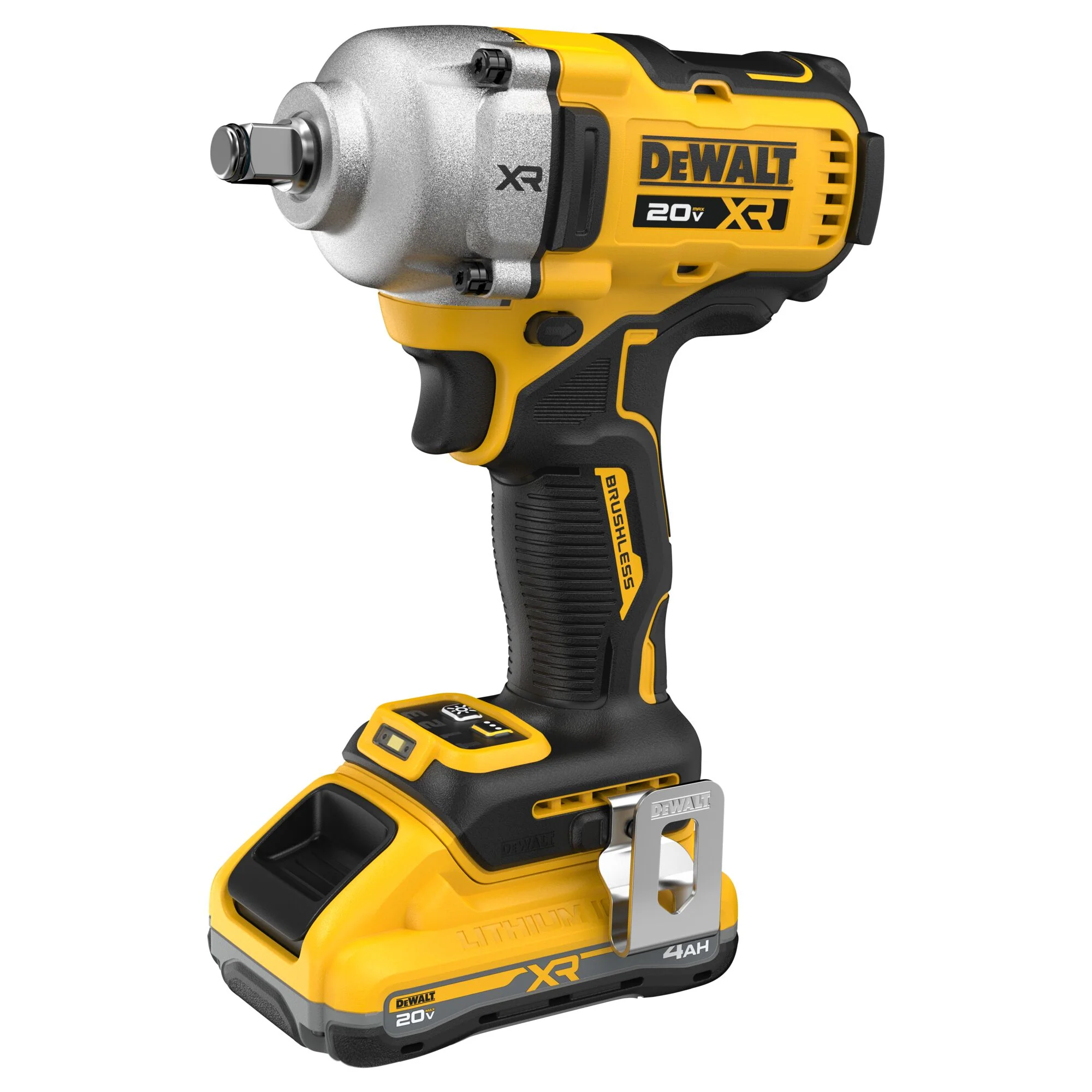 DEWALT DCF891QQ1, 20V MAX XR 1/2" Mid Torque Impact Wrench (Hog Ring) (4.0AH Powerpack) - Image 4