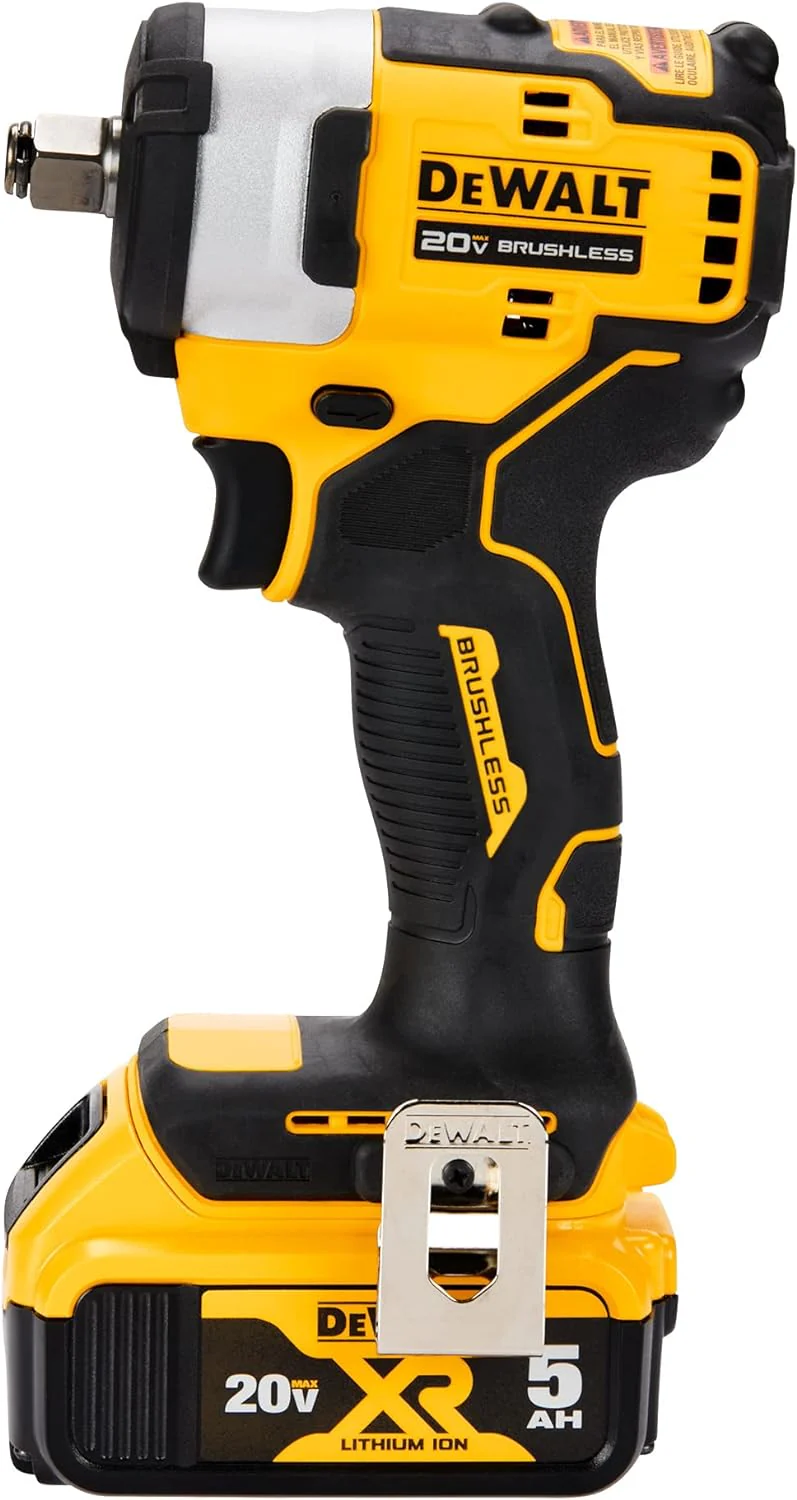 DEWALT DCF911P2, 20V MAX* 1/2" Impact Wrench with Hog Ring Anvil Kit