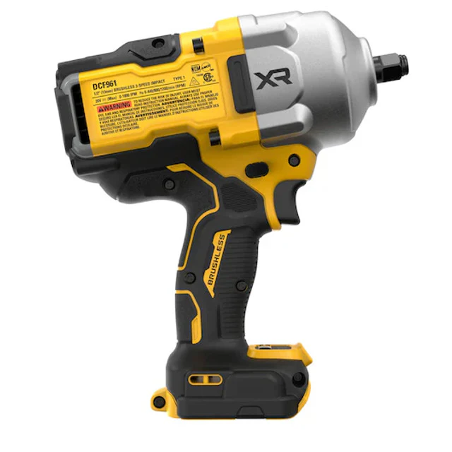 DEWALT DCF961B, 20V MAX XR Brushless Cordless 1/2-in. High Torque Impact Wrench with Hog Ring Anvil (Tool Only) - Image 4