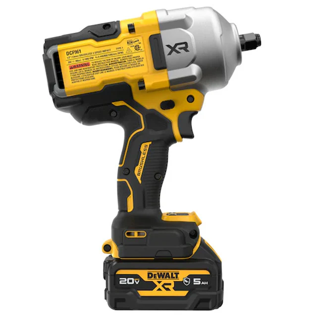DEWALT DCF961GP1, 20V MAX XR Brushless Cordless 1/2-In High Torque Impact Wrench with Hog Ring Anvil Kit - Image 5