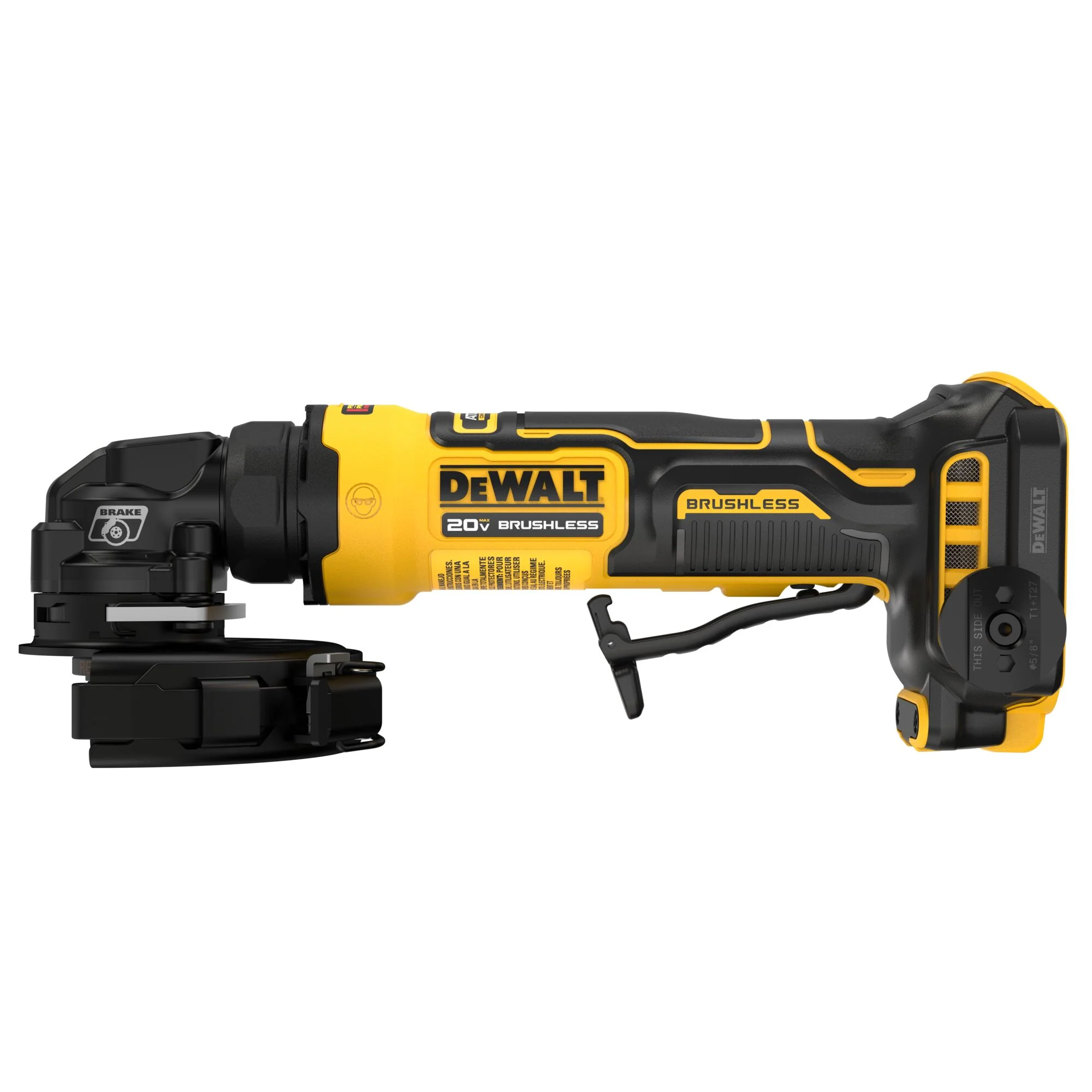 DEWALT DCG400B, 20V MAX* Cordless 4 in. Angle Grinder (Tool Only) - Image 2