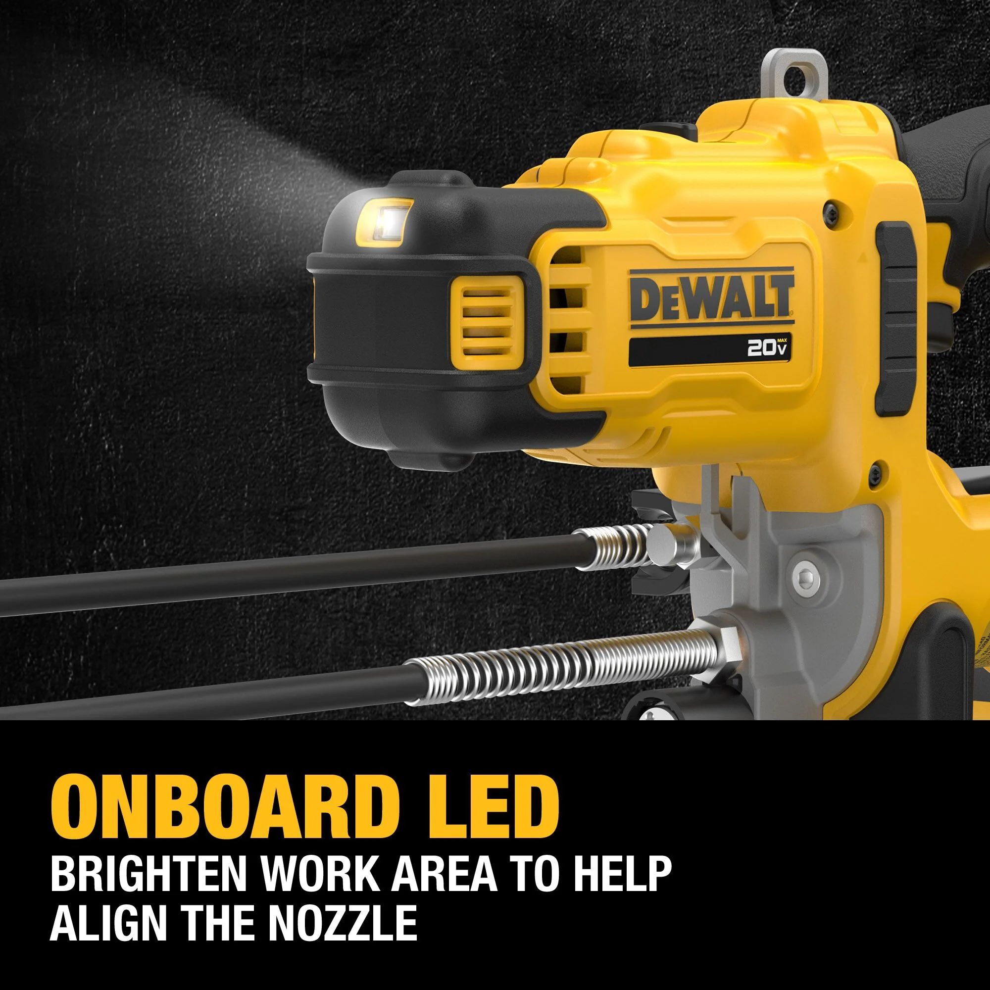 DEWALT DCGG581GD1, 20V MAX Cordless 10,000 PSI Variable 2-Speed Grease Gun Kit - Image 7