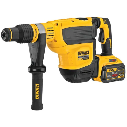DEWALT DCH614X2, 60V FLEXVOLT 1-3/4'' SDS MAX Combination Hammer w/E-Clutch Kit - Image 5