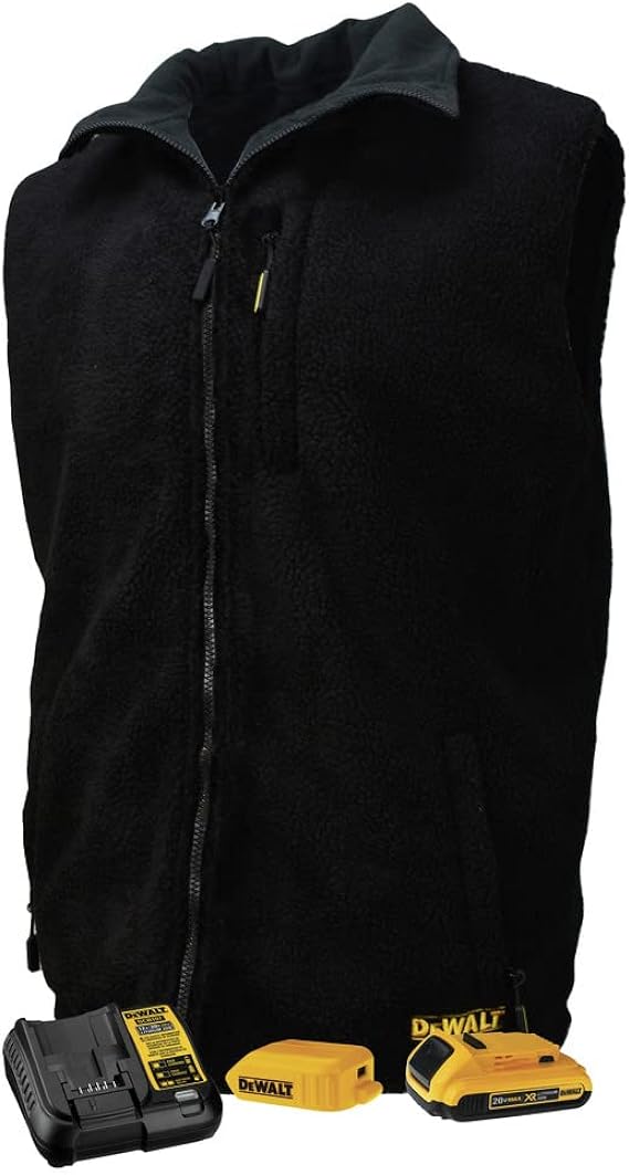 DEWALT DCHV086BD1 Heated Reversible Fleece Vest with Battery - Image 6