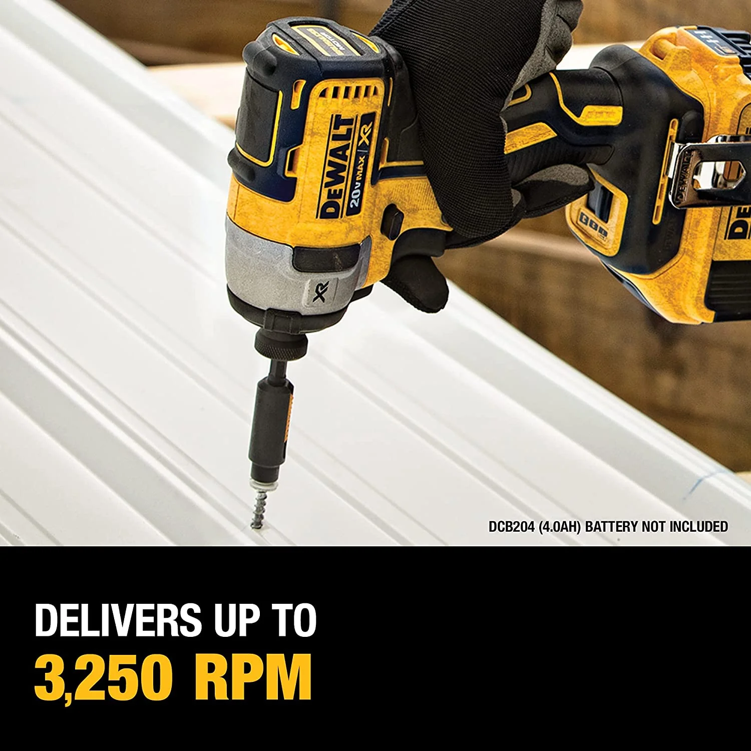 DEWALT DCK267D2, 20V MAX XR Drywall Screwgun & Impact Driver Kit (2.0Ah) - Image 2