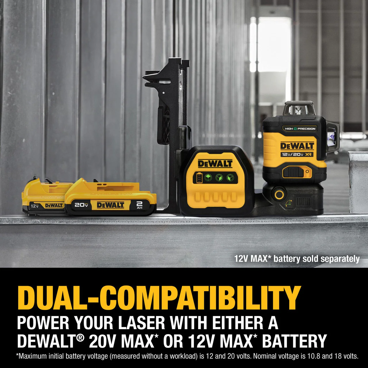 DEWALT DCLE34033D1, 20V Max XR 3 X 360° High Precision Green Laser - Image 10