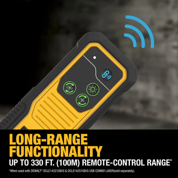 DEWALT DCLEAUSBRC2, Remote for USB Cross Line Lasers DCLE14221GB or DCLE14251GB - Image 4