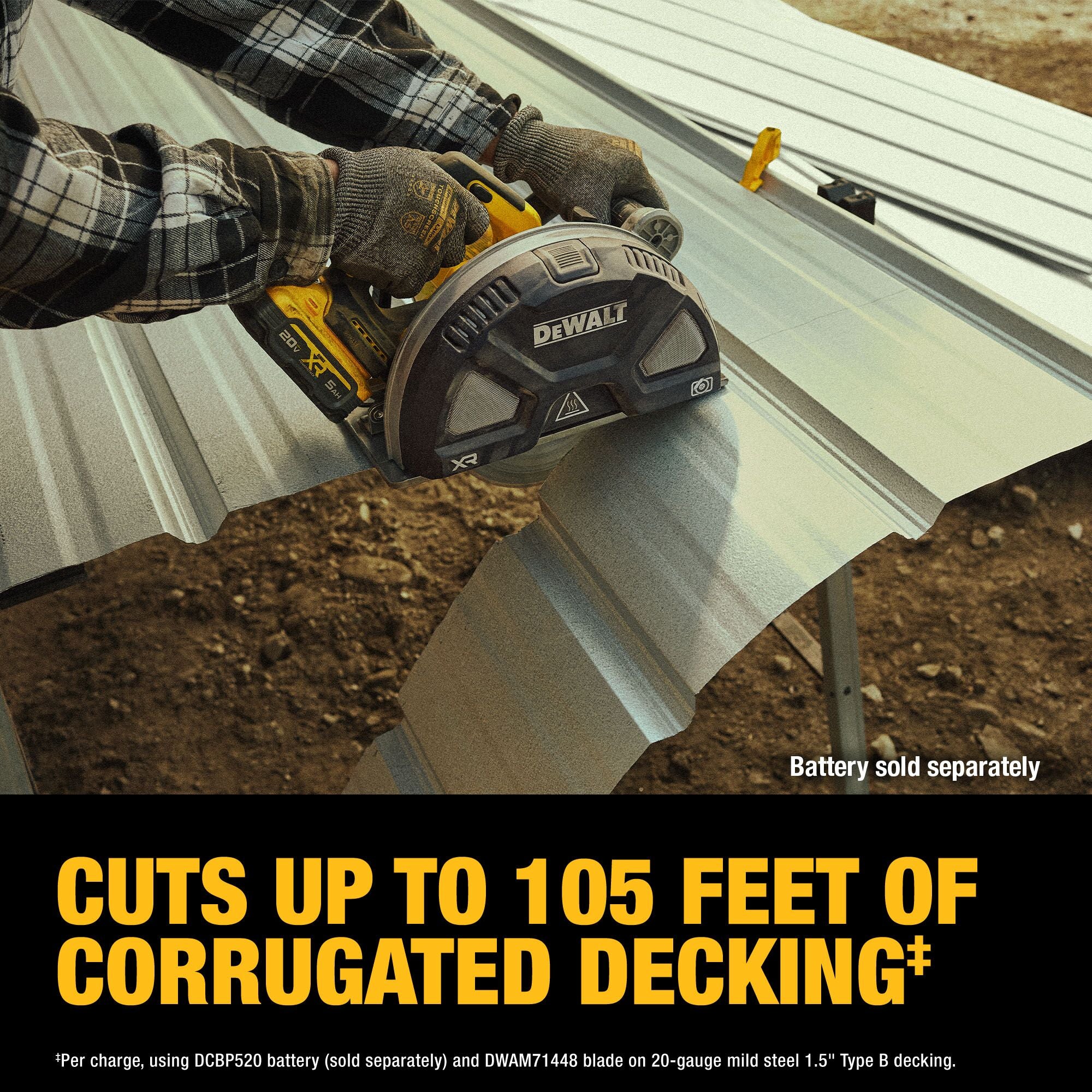 DEWALT DCS383B, 20V MAX* XR 7-1/4 in. Metal Cutting Circular Saw (Tool Only) - Image 10
