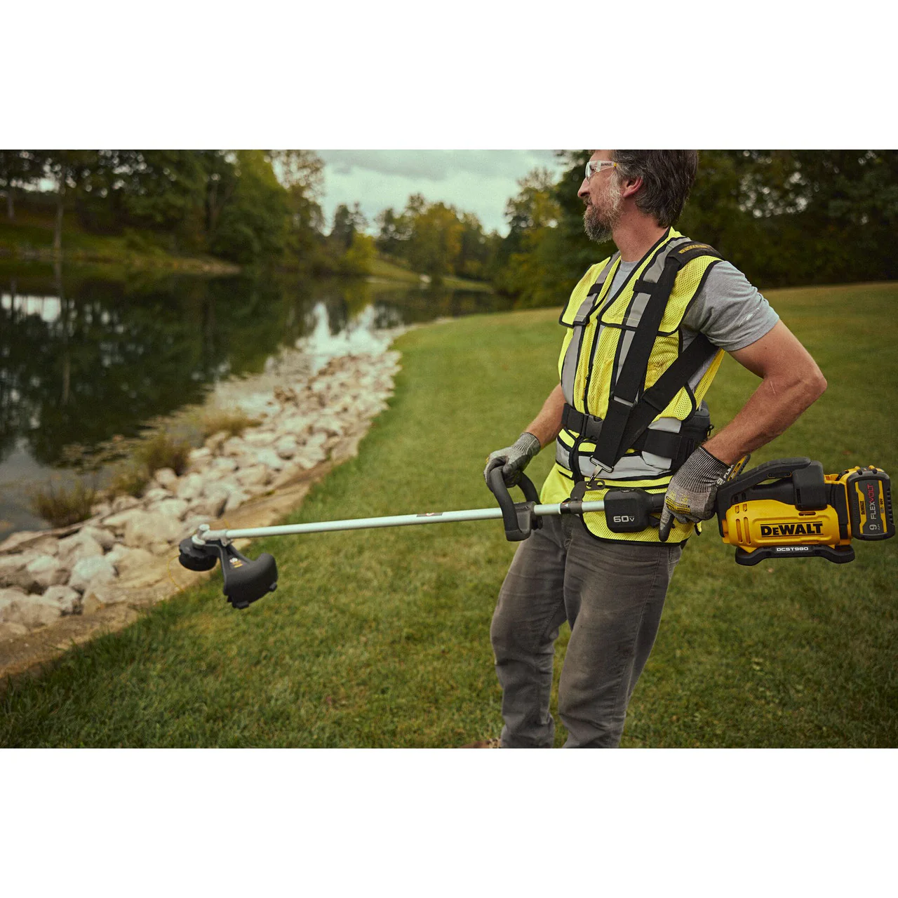 DEWALT DCST980B-CA, 60V MAX* 17-1/2 in. Brushless Cordless String Trimmer (Tool Only) - Image 8