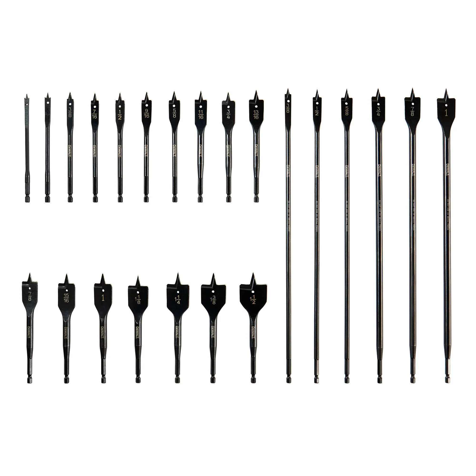 DEWALT DW1571, 5/16'' X 6'' Heavy Duty Spade Bit - Image 3