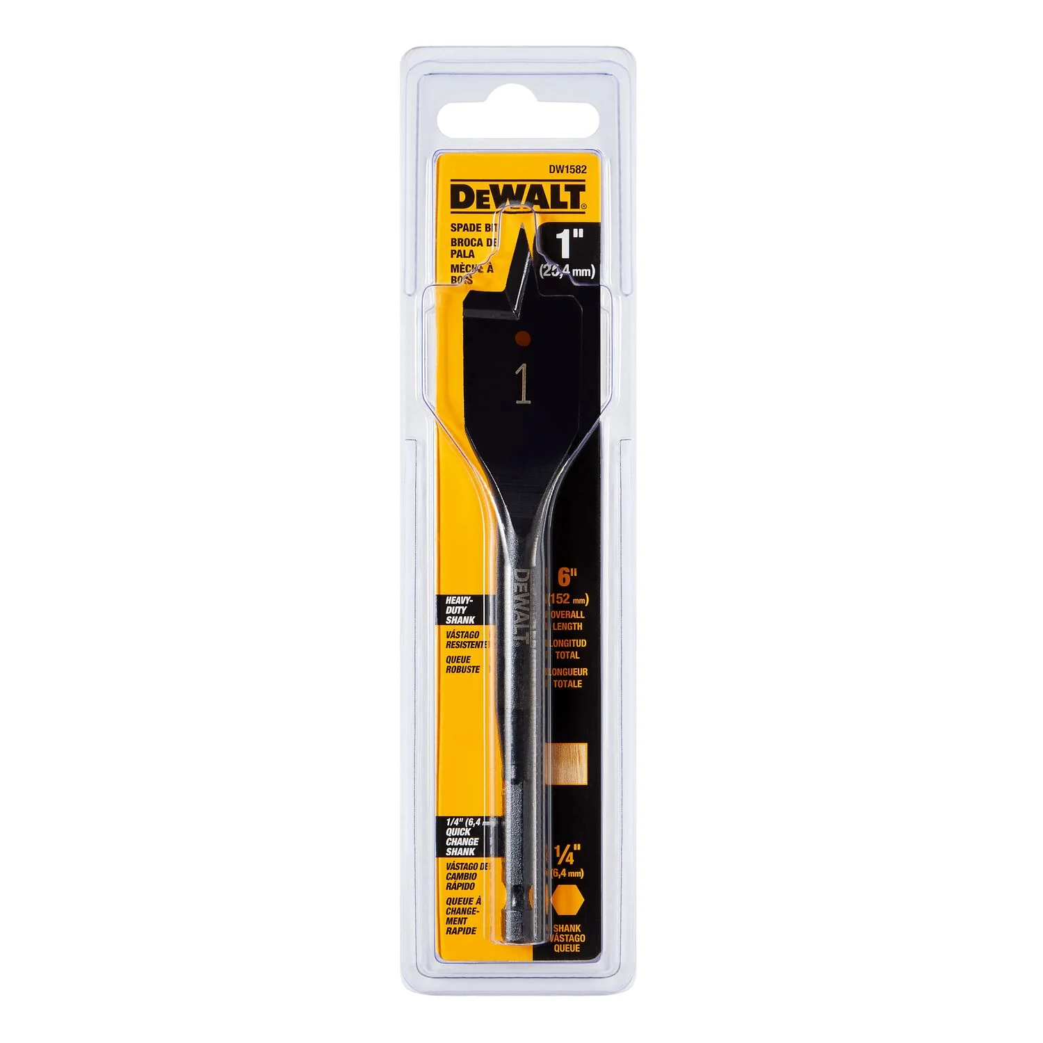 DEWALT DW1594, 7/8'' x 16'' Heavy Duty Spade Bit - Image 2
