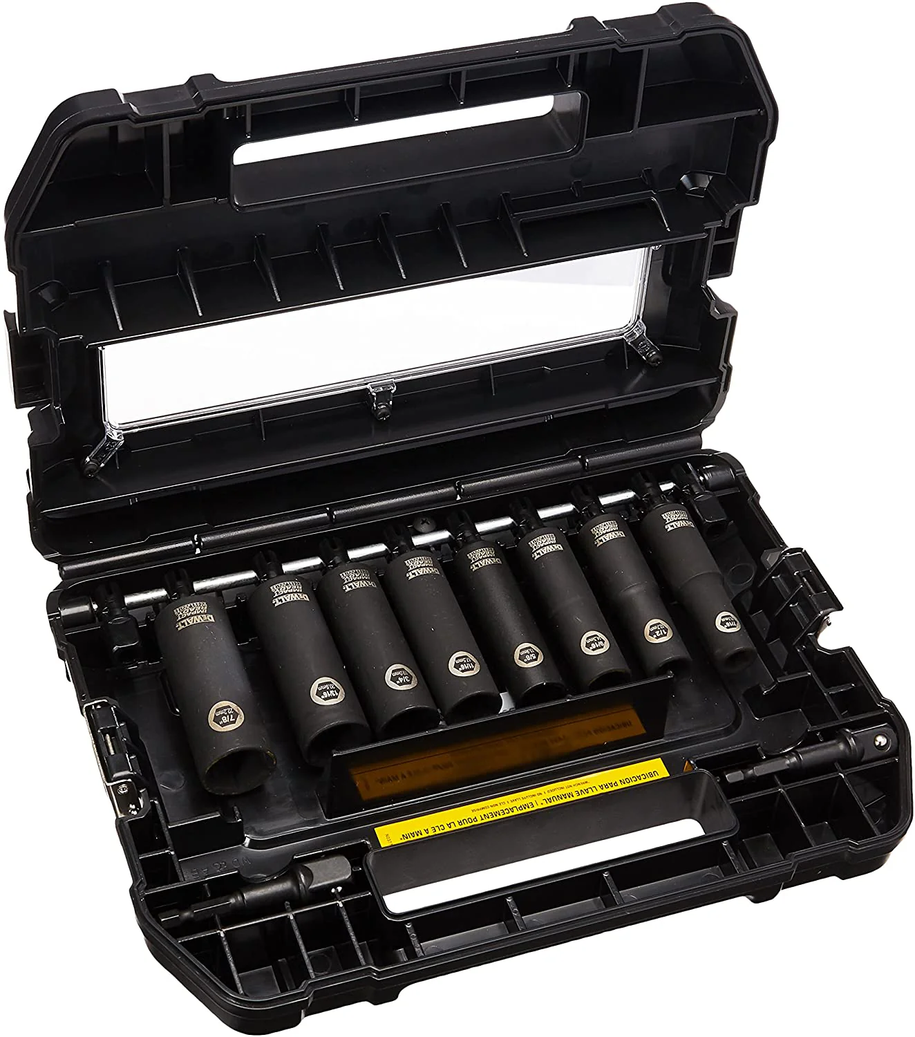 DEWALT DW22812, 10pc Impact Ready Socket Set (1/2'' Drive) - Image 2