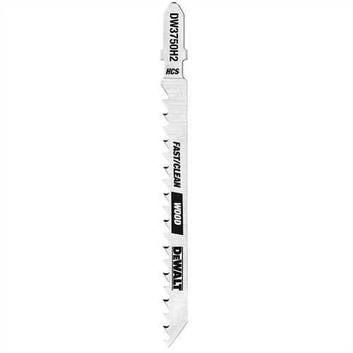 DEWALT DW3750H2, 4'' 6 TPI T-Shank Fast Cutting Wood Cutting Jig Saw Blade