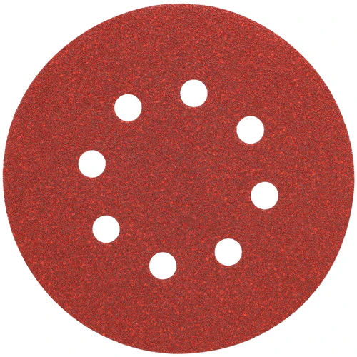 DEWALT DW4311, 5'' 8 Hole 120 Grit Hook and Loop Random Orbit Sandpaper (25/pkg)