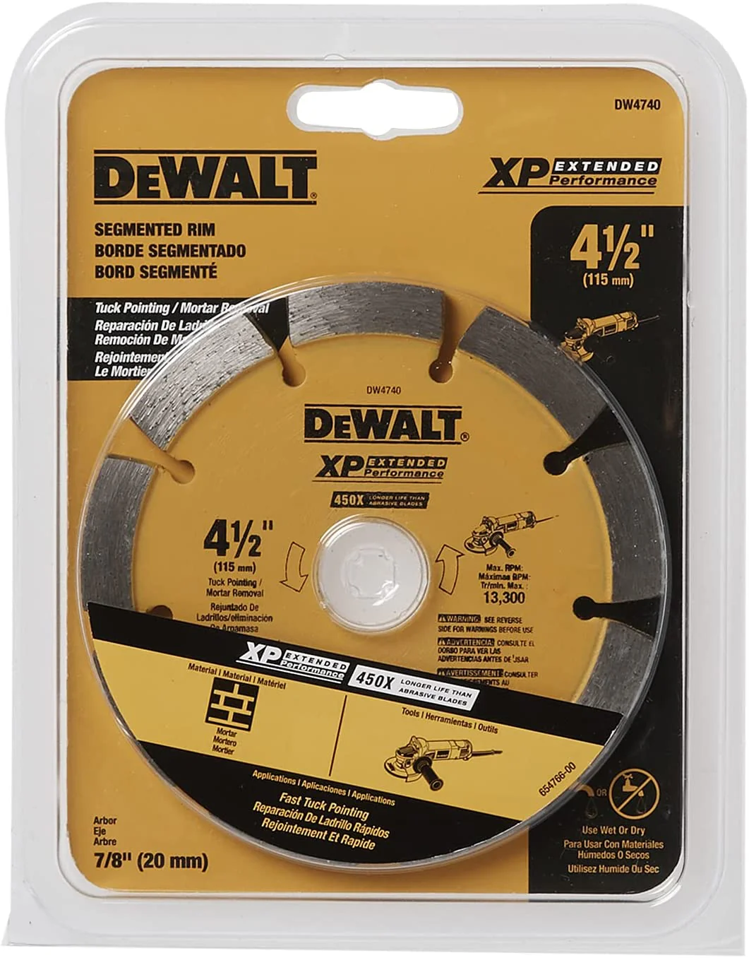 DEWALT DW4710, 4'' Tuck Point Blade - Image 5