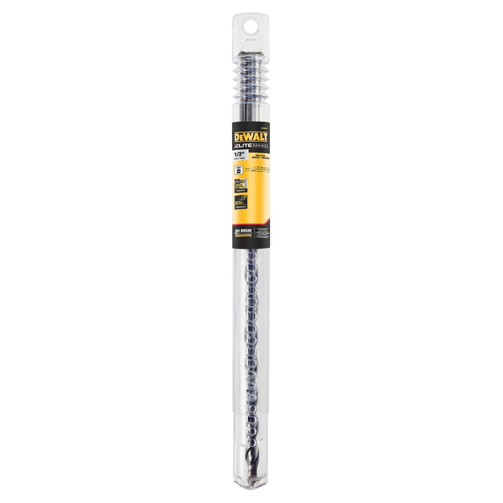 DEWALT DW5814, 13/16'' x 16'' x 21-1/2'' SDS Max High Impact Carbide 4-Cutter Drill Bits (sold/ea) - Image 5