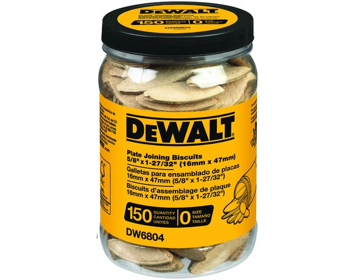 DEWALT DW6804, Tube Biscuits Size 0 (150/Jar)