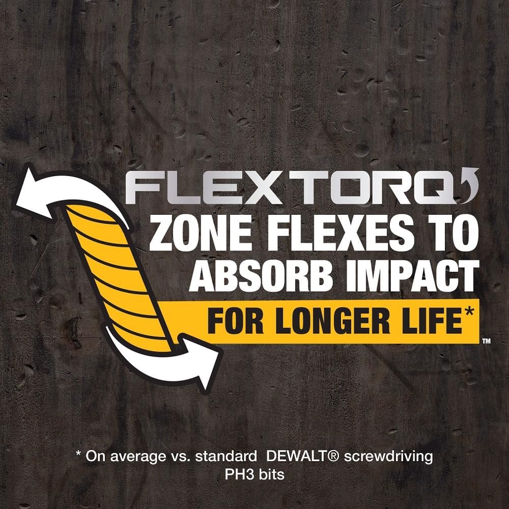 DEWALT DWAF2PH3IR3,  2.25IN PHILLIPS #3 FLEXTORQ 3PK - Image 5