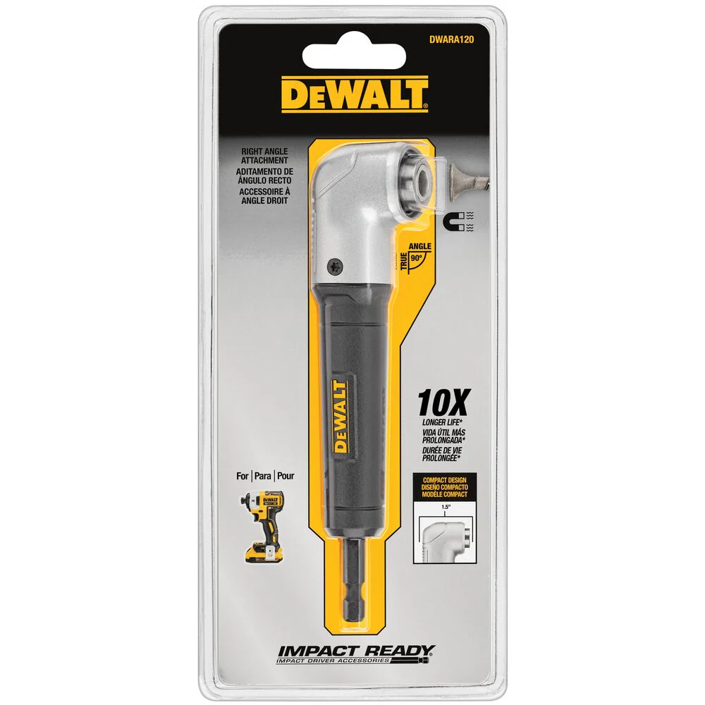 DEWALT DWARA120, RIGHT ANGLE ATTACHMENT - IMPACT READY - Image 2