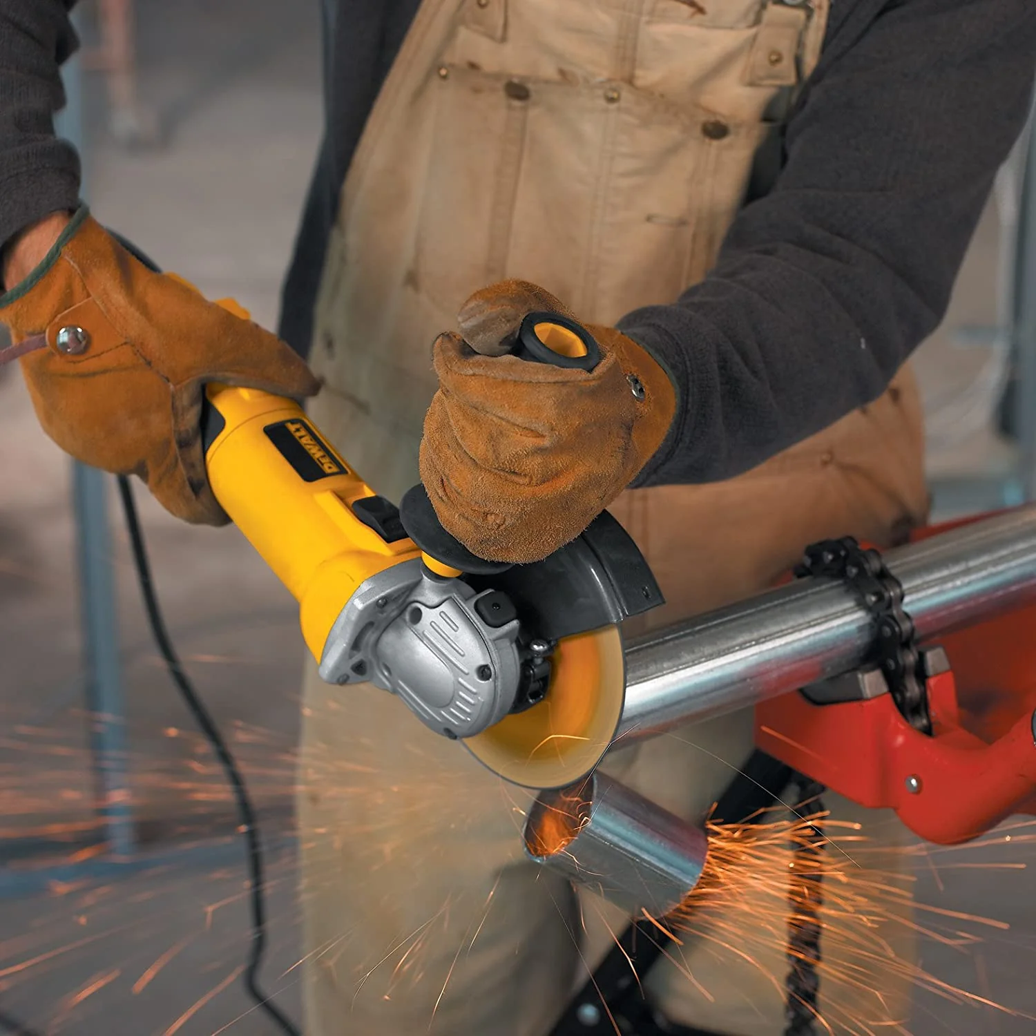 DEWALT DWE4120N, 4 1/2'' Paddle Switch Small Angle Grinder w/ No Lock-on - Image 2